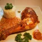 pollo al curry rojo