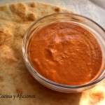 Muhammara, dip o metze  dulce/picante de pimientos