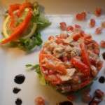 ENSALADA DE PIMIENTOS Y GRANADA