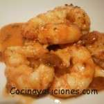 langostinos salteado
