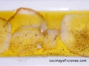 BAR LAURUS- CARPACCIO DE HONGOS