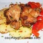 alitas de pollo marinadas en limón