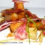 melón con limón y jamón