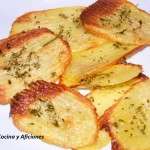 patatas asadas  con tomillo