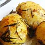 patatas con romero y mantequilla