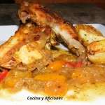 pollito en salsa de mandarina picante con miel y kumquat 2