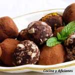 trufas de chocolate