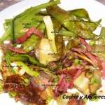Revoltillo de verduras en texturas y vinagreta de soja 2
