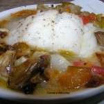 bacalao al plato con verduras