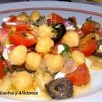 ensalada de garbanzos y hierbas 2