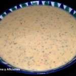 salsa de queso y naranja sanguina