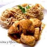 Pollo glaseado con cebollino y jengibre 11