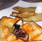 rollitos de berenjena