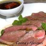 magret de pato a la soja con salsa picante 1